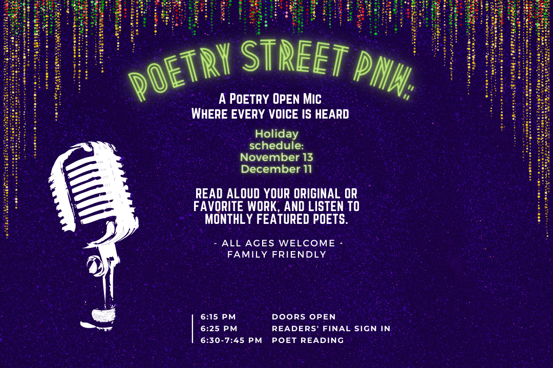 Poetry Street NW: Holiday Schedule
