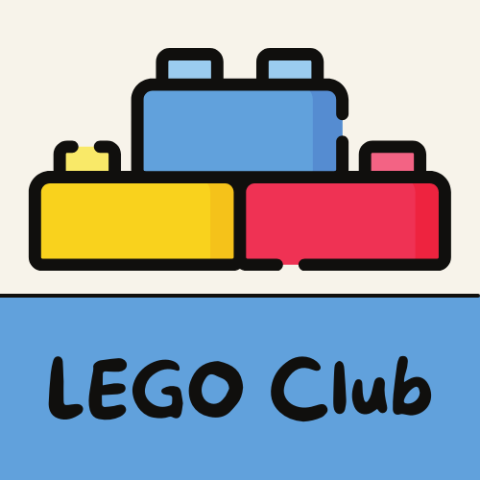 Three LEGOs and the text LEGO Club