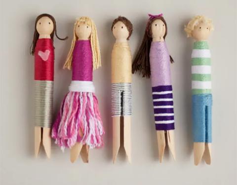 Photo of Mayan worry dolls