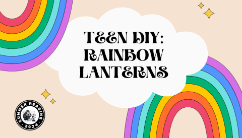 teen diy: rainbow lanterns