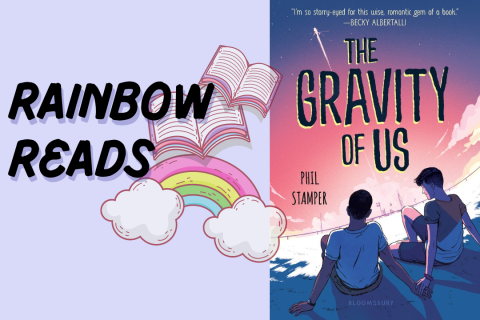 book cover the gravity of us rainbow reads