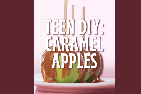 teen diy caramel apples with photo of caramel apples