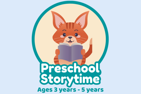 fox with book preschool storytime