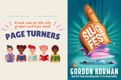 Text Page Turners with a cover of Slugfest by Gordon Korman