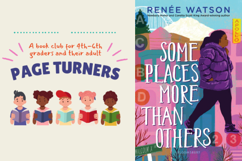 Text Page Turners with a cover of Some Places More Than Others by Renee Watson