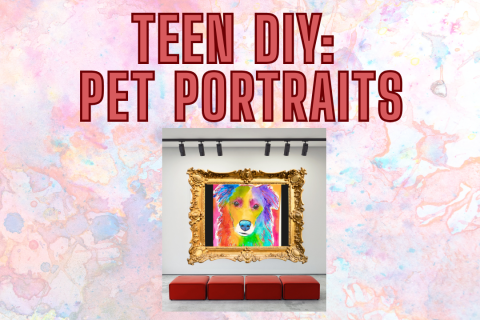 ten diy: pet portraits with dog painting