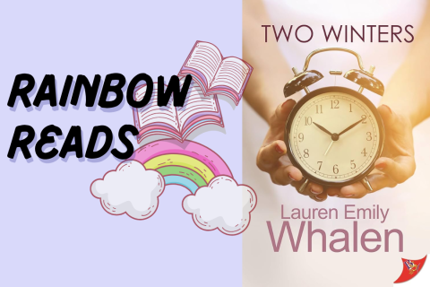 book cover rainbow reads two winters