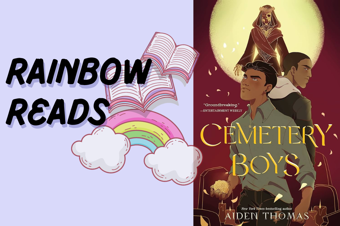 book cover rainbow reads cemetery boys