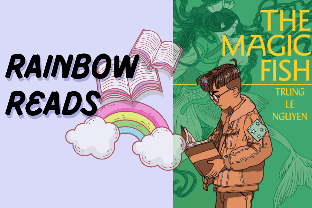 book cover rainbow reads the magic fish