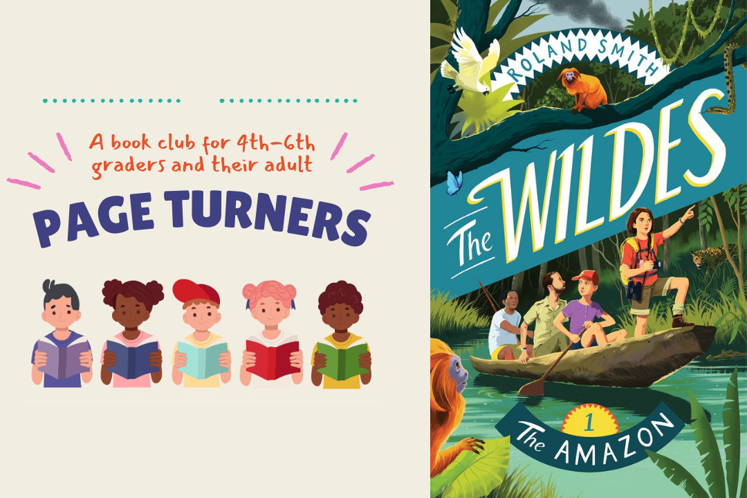 Text Page Turners with a cover of The Wildes: The Amazon by Roland Smith